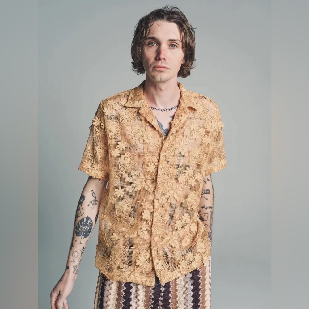 CMMN SWDN Ochre Duane Shirt - Picture 5 of 8